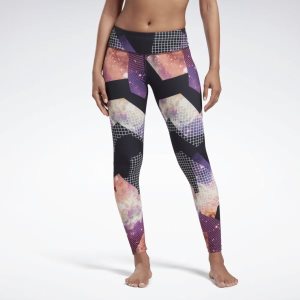 Reebok lux Bold - Brillian Leggings Damen - Mehrfarbig - DE 273-MOC